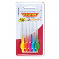 Plasdent ORTHO BRUSHES  3mm-7mm Tapered, Assorted Neon Colors (5pcs/pack)